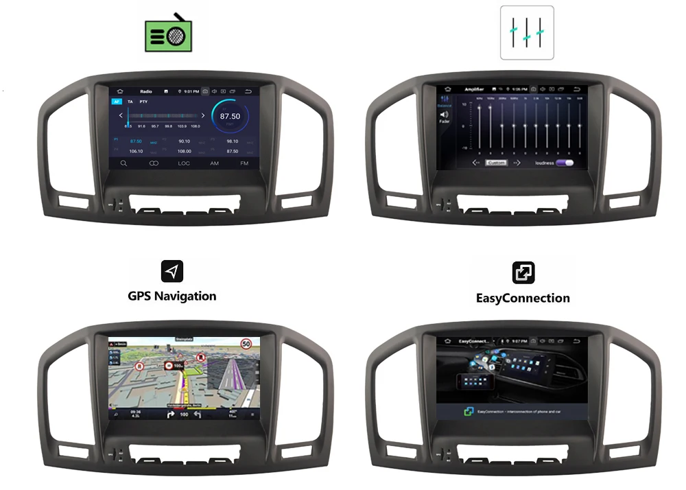 Excellent Liislee Android 9 4+32G For Opel Insignia 2008~2014 Stereo Car Video Carplay GPS Navi Map Navigation System Multimedia 12