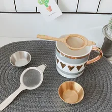 Сетка Чай заварки многоразовые ложки с длинной ручкой, чайное ситечко, заварник Нержавеющая сталь свободные Чай Leaf специй фильтр посуда для напитков