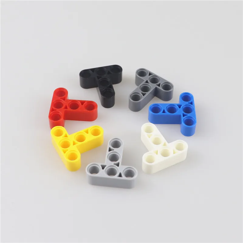 LegoINGlys Technic Parts Liftarm 3+2 Holler Cross Hole Curved Shape MOC LegoINGlys Studless Beam Building Block Models kids Toys