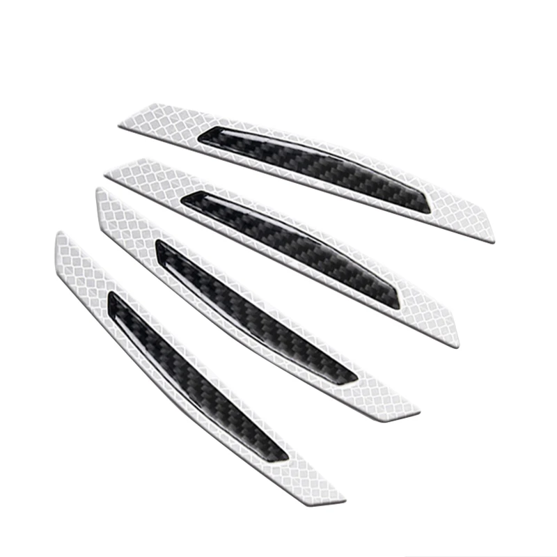 

Universal Car Reflective Strip Door Warning Reflector Carbon Fiber Luminous Stickers and Decals Night Protector Auto Accessories
