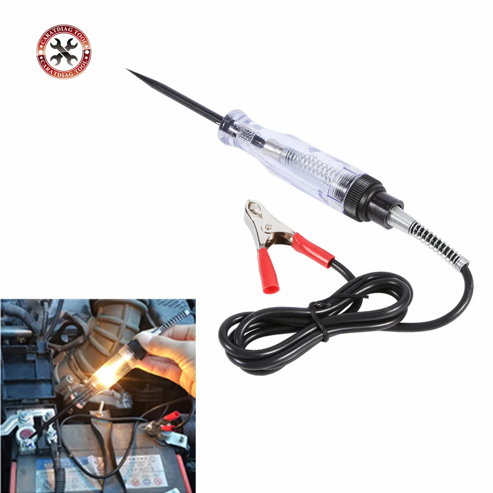 

HOT!! 6V-24V Auto Car Truck Motorcycle Transparent Circuit Digital Voltage Tester Test Pen Car Diagnostic Tools Free Shipping