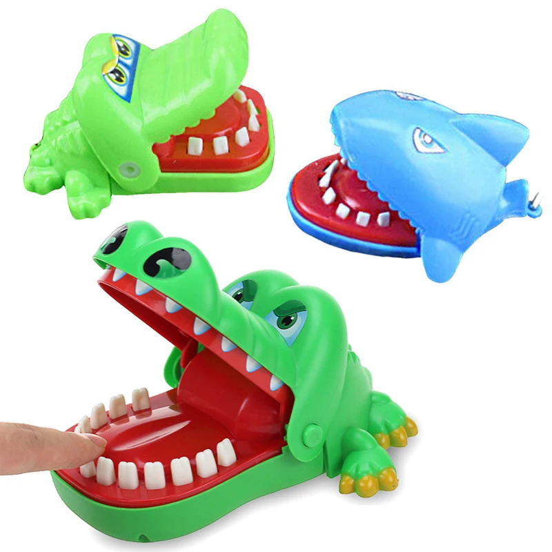 

Biting Handgag Kids Toys Creative Funny Interactive Games Portable Mini Crocodile Bite Finger Jokes Xmas Gifts Juguetes Zabawka