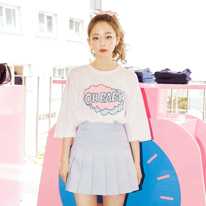 Workings Fashion Letter Print T Shirt Dress Summer Short Sleeve Long Tshirt Korean Harajuku Dresses Casual Long Dress