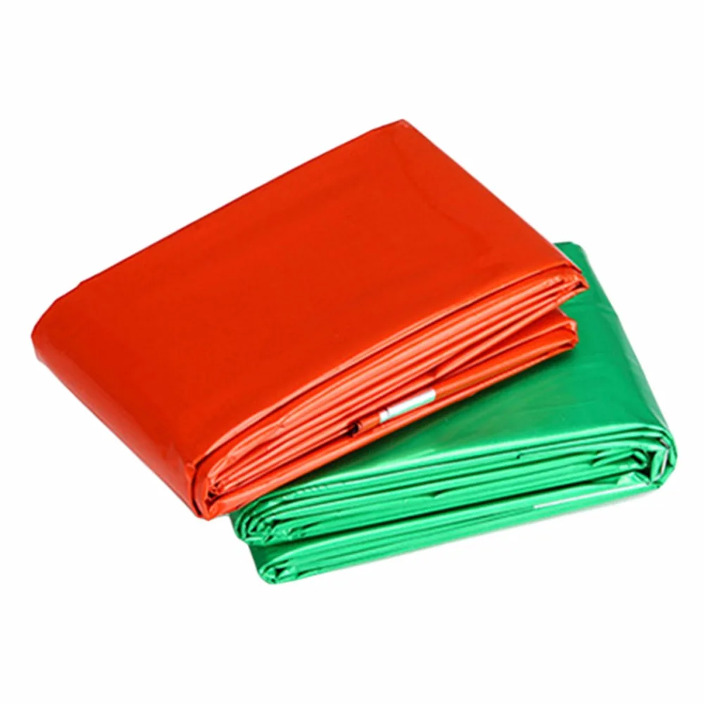 

New 210*130 CM Orange Reusable Emergency Blanket First Aid Survival Rescue Curtain Outdoor Life-saving Blanket Sleeping Bag