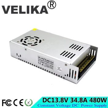 

Universial DC13.8V 34.8A 480W Switch Power Adapter Source Switching Driver AC 110 220V Input to DC 13.8V SMPS For Led Strip Lamp