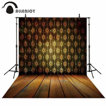 

Allenjoy Vinyl material photography Pattern Decorative Gold Desktop Wallpaper photography backdrops for photo studio props