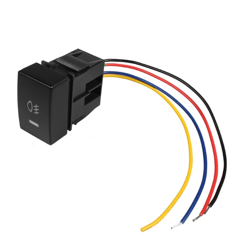 For Honda 1 шт. 5 Pin Кнопка ВКЛ-ВЫКЛ с кабелем Авто Противотуманные фары переключатель для Nissan Qashqai Tiida для Honda Civic CRV для Toyota Corolla - Цвет: For Honda