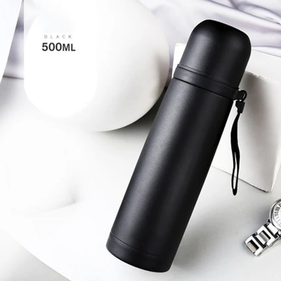 

Stainless Steel Car Thermo Coffee Mugs Bottle Thermocup Swig My Bottle Termos 500 Ml Cute Insulated Cup School Flask Moomins 60