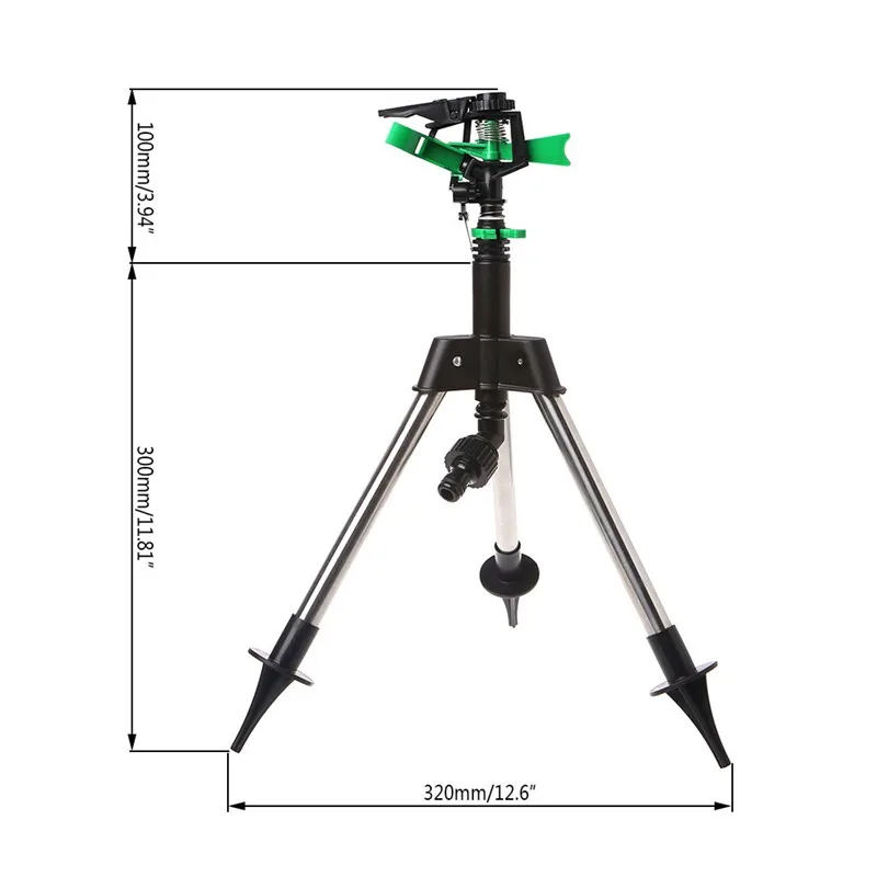 FIRMOR садовый полив растений из нержавеющей стали штатив ударный спринклер оросительные комплекты для садовый инструмент для полива