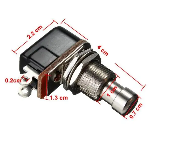 Soft Touch Push Button Stomp Foot pedal switch Electric Guitar Switch