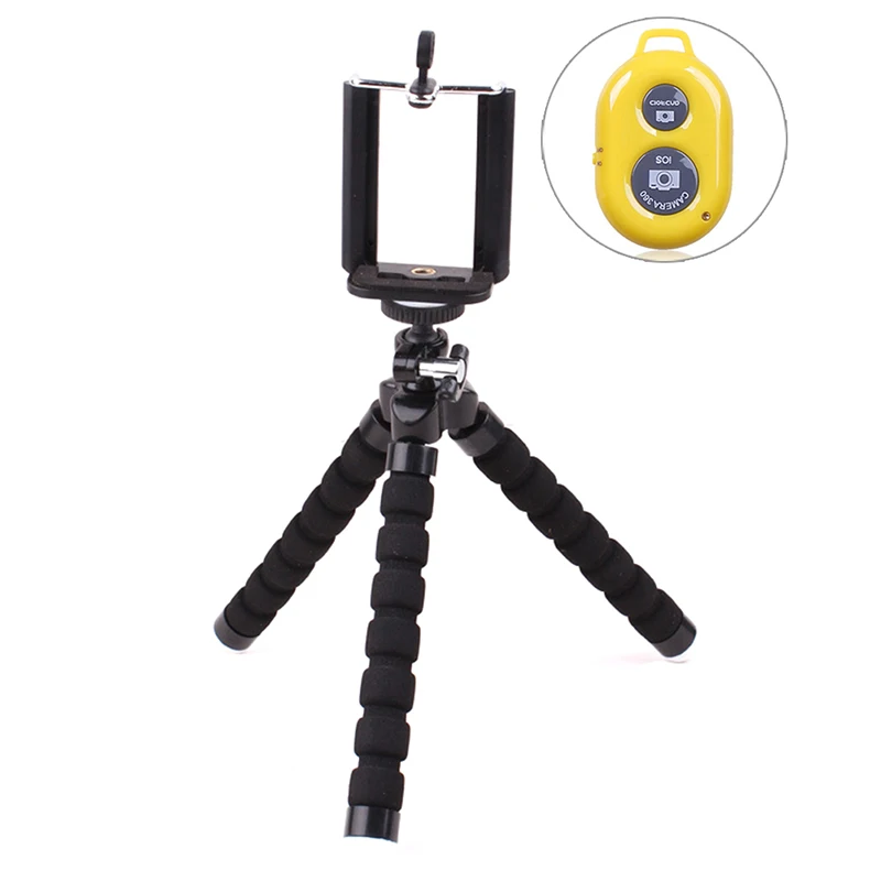 Car Phone Holder Flexible Octopus Tripod Bracket Selfie Stand Mount Monopod Styling Accessories