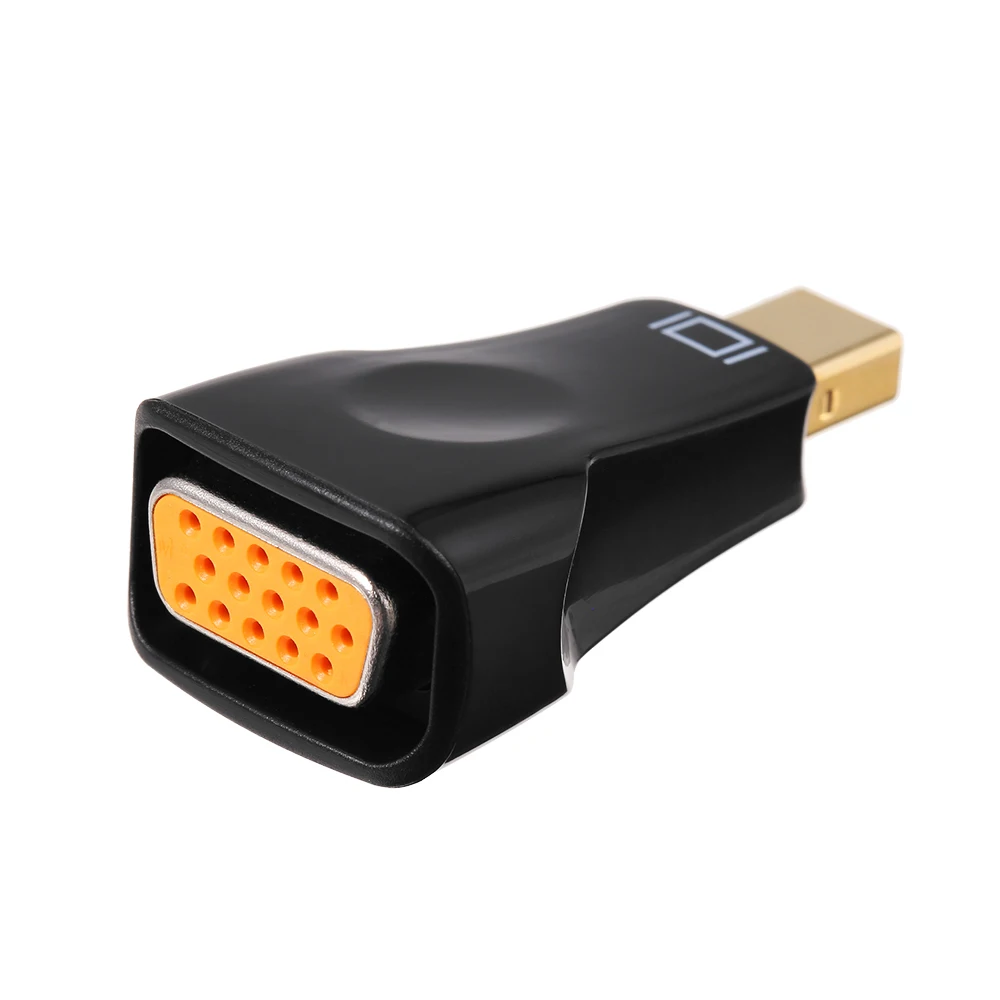 Mini DisplayPort DP to VGA Adapter 1080P Thunderbolt Male to VGA Female