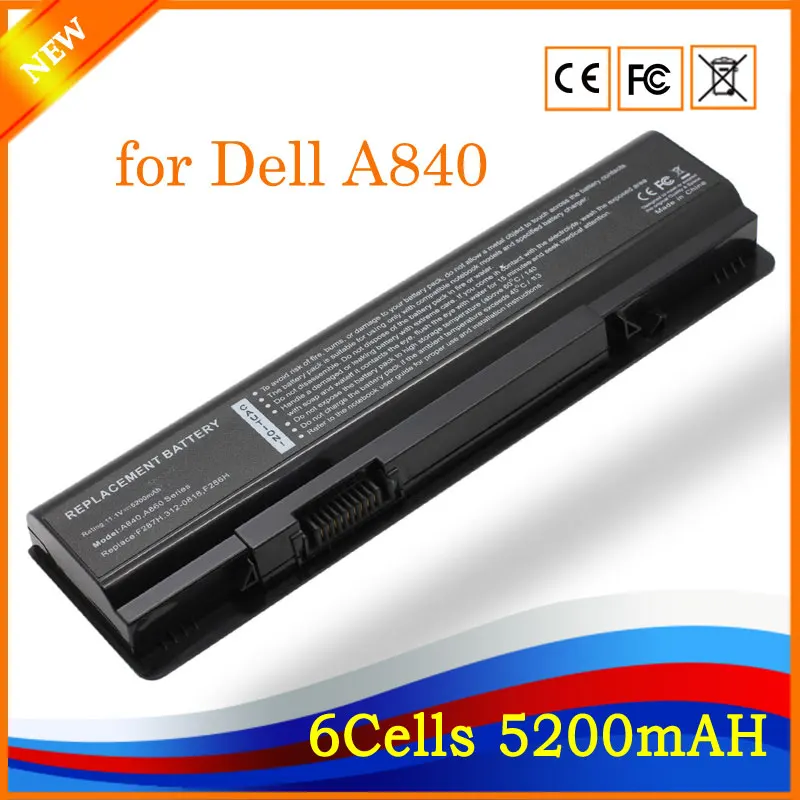 11.1V 5200mAh 6cell High Performance Notebook Laptop Battery for Dell