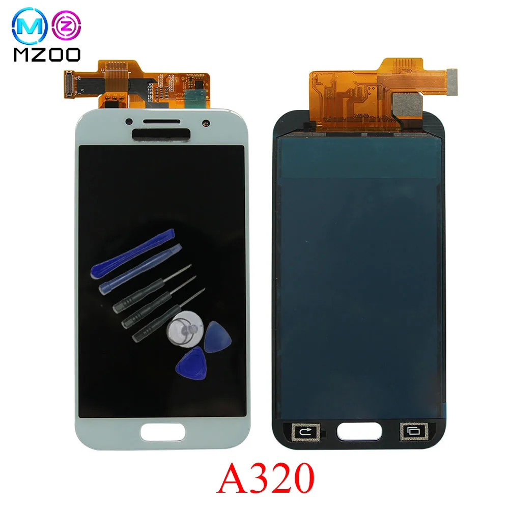 Mzoo A320 ЖК-экран для Samsung Galaxy A3 2017 A320F A320Y SM-A320F A320M ЖК-дисплей сенсорный экран