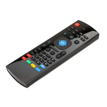 

2.4GHz Wireless Remote Control Fly Air Mouse Wireless Qwerty Keyboard for Smart TV Android TV box KODI XBMC MXQ MX3 M8S+T8 QBox