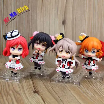 

9cm 4pcs/set Anime Figure Love Live Kousaka Honoka Minami Kotori Sonoda Umi Q Version Pvc Action Toy Figure
