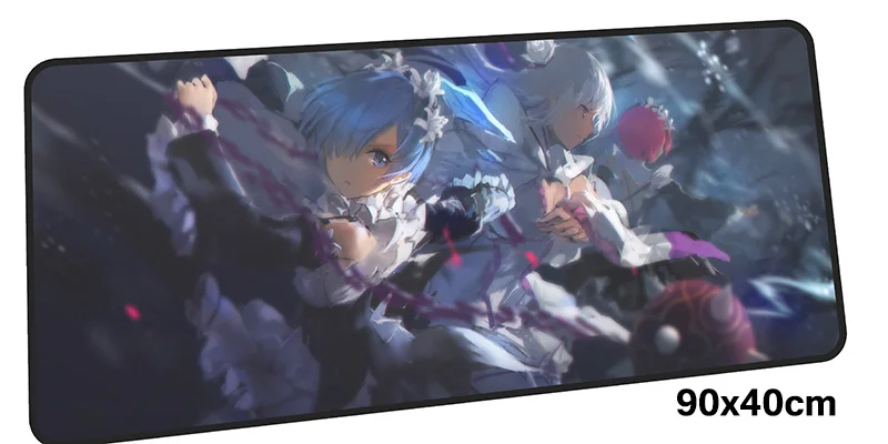 Re zero коврик для мыши геймер 900x400 мм notbook коврик для мыши гель большой игровой коврик для мыши Подарочный коврик для мальчика коврик для мыши стол для компьютера padmouse аксессуары