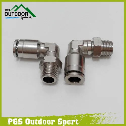A Lot of 2 Paintball 90 Degree Swivel Elbow Macroline Macro Micro Line Fitting Free Shipping
