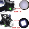 Lampe frontale Led imperméable avec fonction zoom, lampe torche, lumière pour la pêche ou la chasse, T6/L2, 8000lm ► Photo 2/6