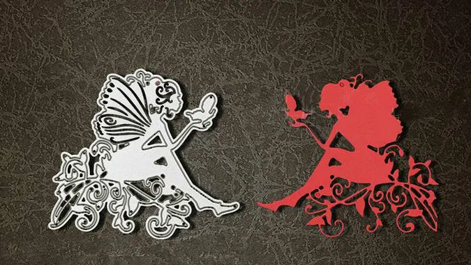 

Metal Angel butterfly branch Cutting Dies Stencils for DIY Scrapbooking photo album Decorative Embossing DIY Paper Cards