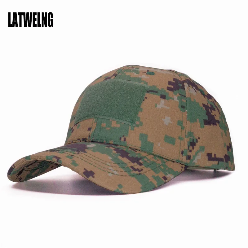 2017 Top Quality Men Army Camo Cap Baseball Camouflage Hats Desert Hat Casual Bone Caps Style Tactical Sports | Аксессуары для