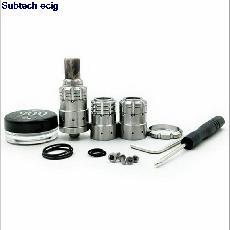 Паров нежный клуб 900 BF MTL RDA Rebuildable Капель Форсунка 316 SS/12/13/14 мм Диаметр