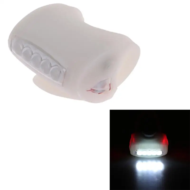 Perfect Bicycle Cycling 7 LED Silicone Front Lamp Safety Warning Head light 3