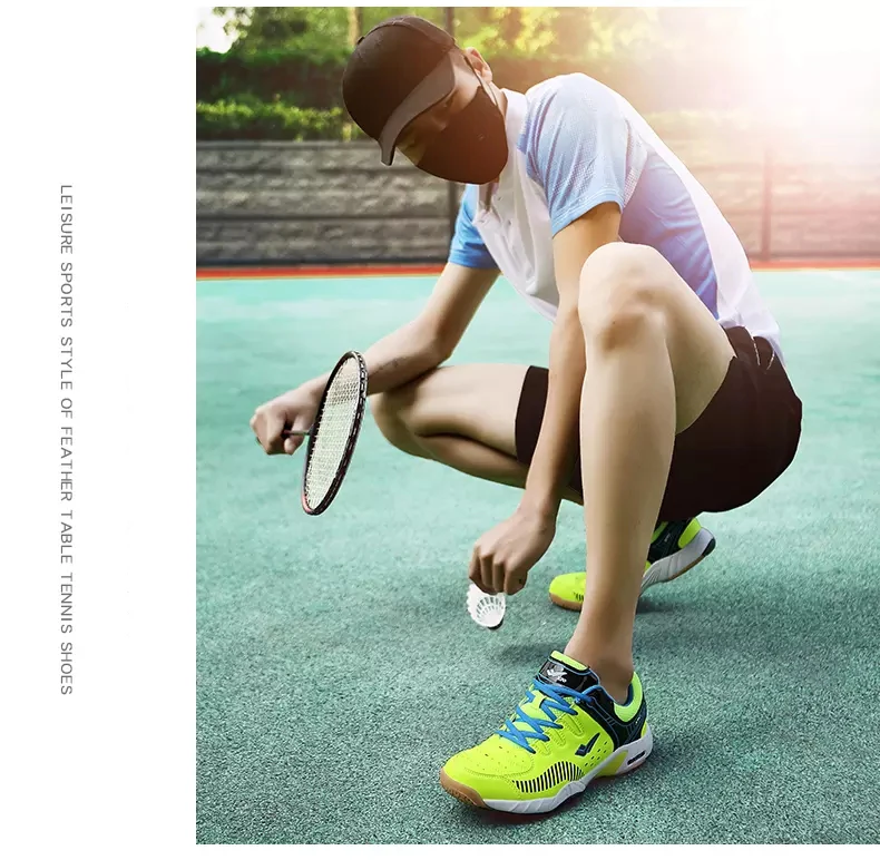 Professional High quality badminton shoes, shock absorbing and skid sports shoes for men and women's comprehensive sneakers