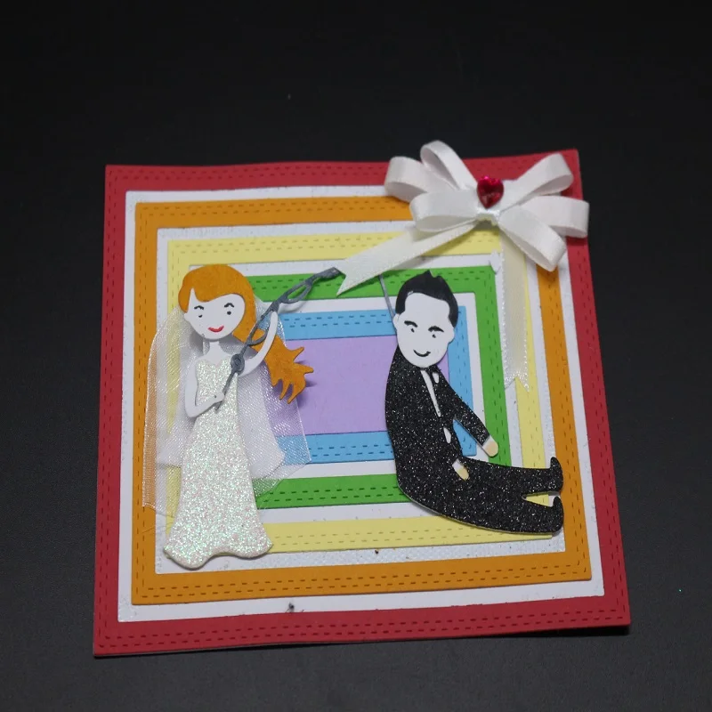 

Glita Creatif Wedding new cutting dies embossing 2018 scrapbooking for invitation card making decoration in valentine's day