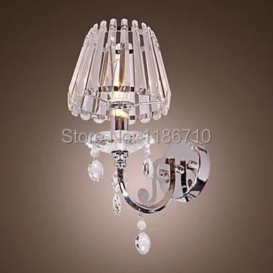Aliexpress.com : Buy Contemporary Crystal Wall Light with 1 Light in Candle Feature bedroom wall ...