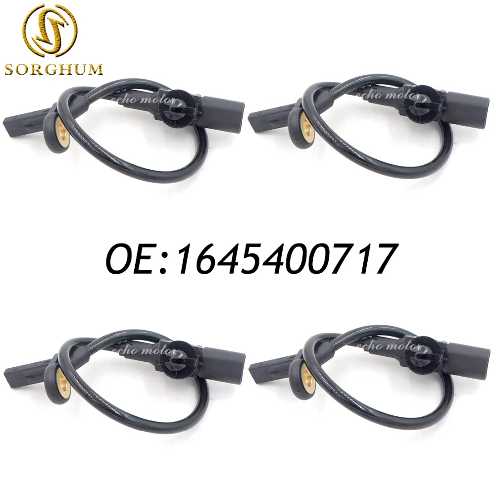 

New 4pcs 1645400717 Rear Left Right ABS Wheel Speed Sensor For Mercedes-Benz ML320 ML350 R350 GL320