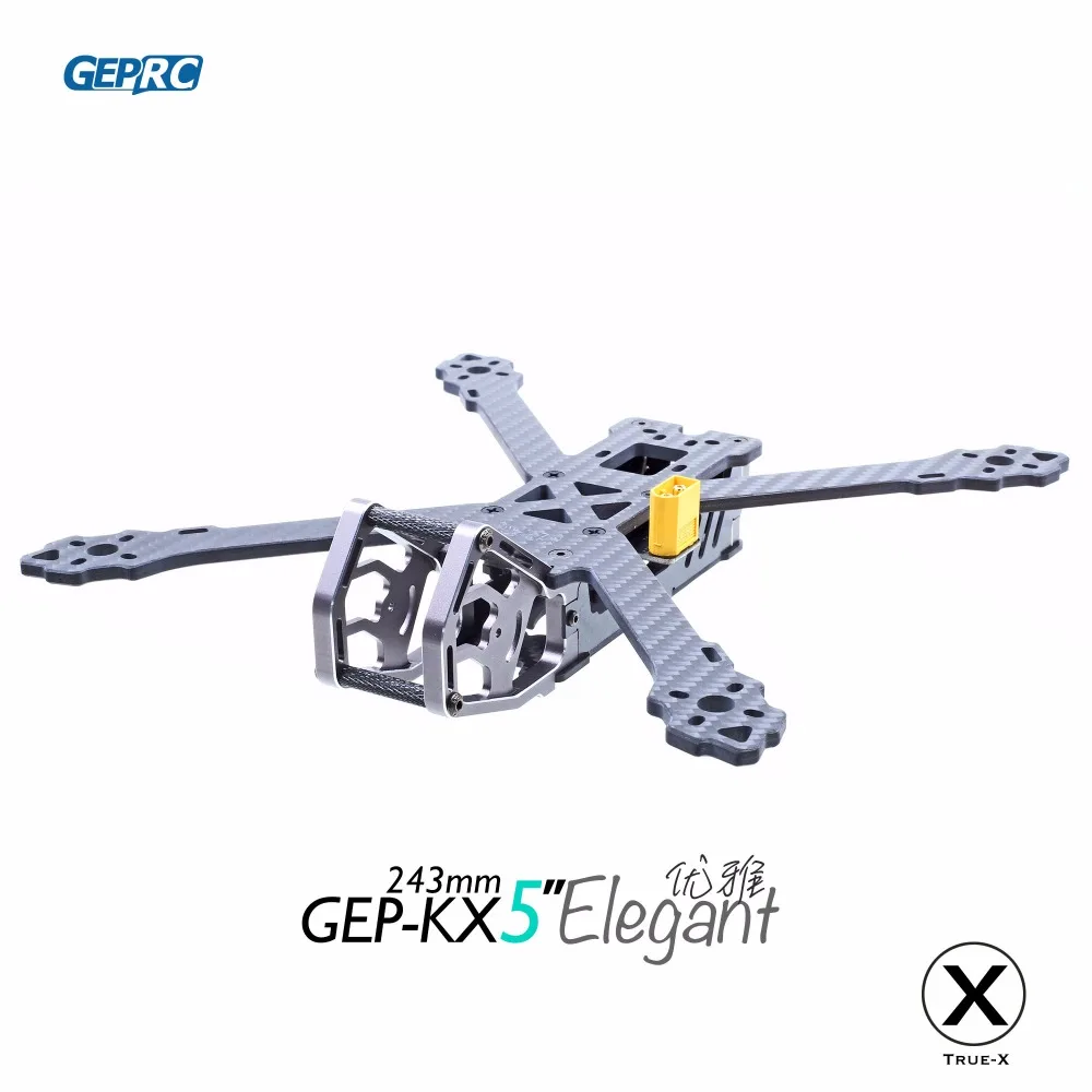 GEPRC GEP-KX5 Elegant FPV Rcing quadcopter 243MM Wheelbase carbon fiber frame TRUE X freestyle for drone | Игрушки и хобби