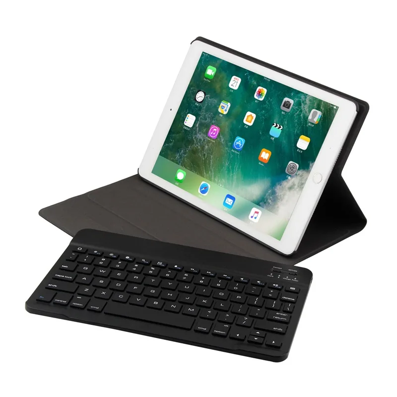 Для нового Ipad 9,7 A1822 A1823 Беспроводная Bluetooth клавиатура ультра тонкая из искусственной кожи+ ABS клавиатура съемная для Ipad air 1/2