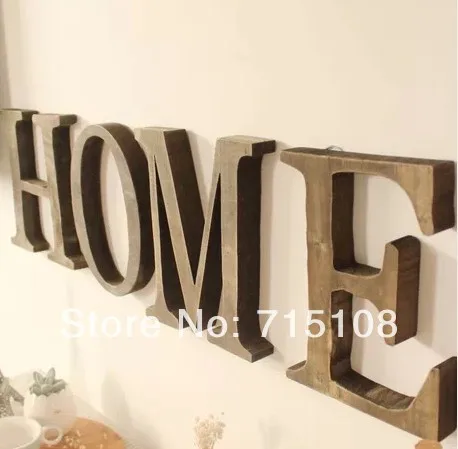 Vintage Wooden Letter Free Standing Big Size 23cm Height ...