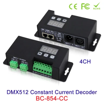 

New arrival DMX512 Constant Current Decoder DC12V-24V 3-digital-display shows DMX address, Error protection out 4-channel CV PWM