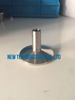 

Short Hose Barb Adapter 1.5" Tri Clamp to 1/2" Sanitary Tri Clamp Rubber Hose Barb Pipe Fitting Stainless Steel 304