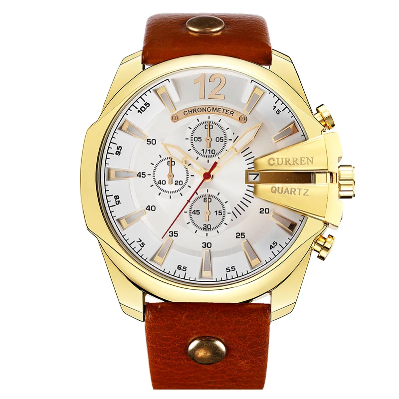 CURREN Men’s Sports Quartz Watch Men Top Brand Luxury Designer Watch Man Quartz Gold Clock male Fashion Relogio Masculino Date CURREN Men’s Sports Quartz Watch Men Top Brand Luxury Designer Watch Man Quartz Gold Clock male Fashion Relogio Masculino Date