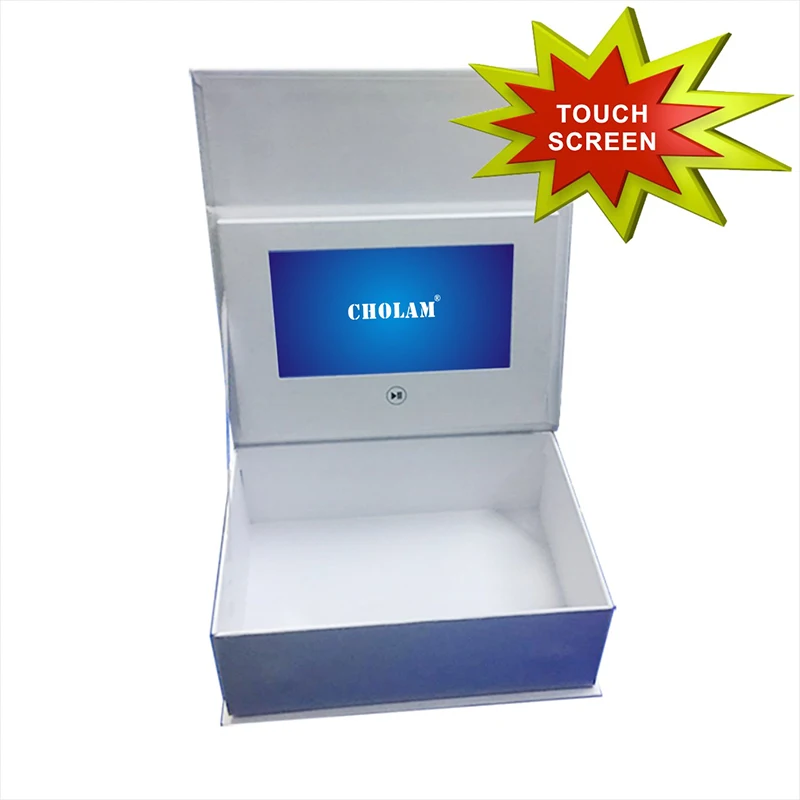 

7 INCH TOUCH SCREEN VIDEO GIFT BOX FOR ADVERTISING OR BLESSING