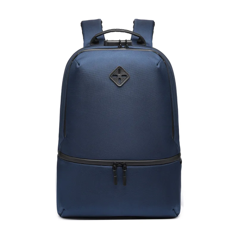 Повседневный Противоугонный рюкзак, мужские водонепроницаемые Рюкзаки для подростков, usb зарядка, 15,6 дюймов, рюкзак для ноутбука, мужская дорожная сумка, Mochila - Color: blue