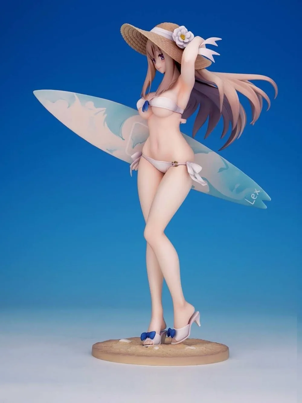 Ceny 22cm okręt wojenny dziewczyny R Sexy Lexington plaża strój kąpielowy rysunek figurka PVC kolekcja zabawek lalka anime model z kreskówki