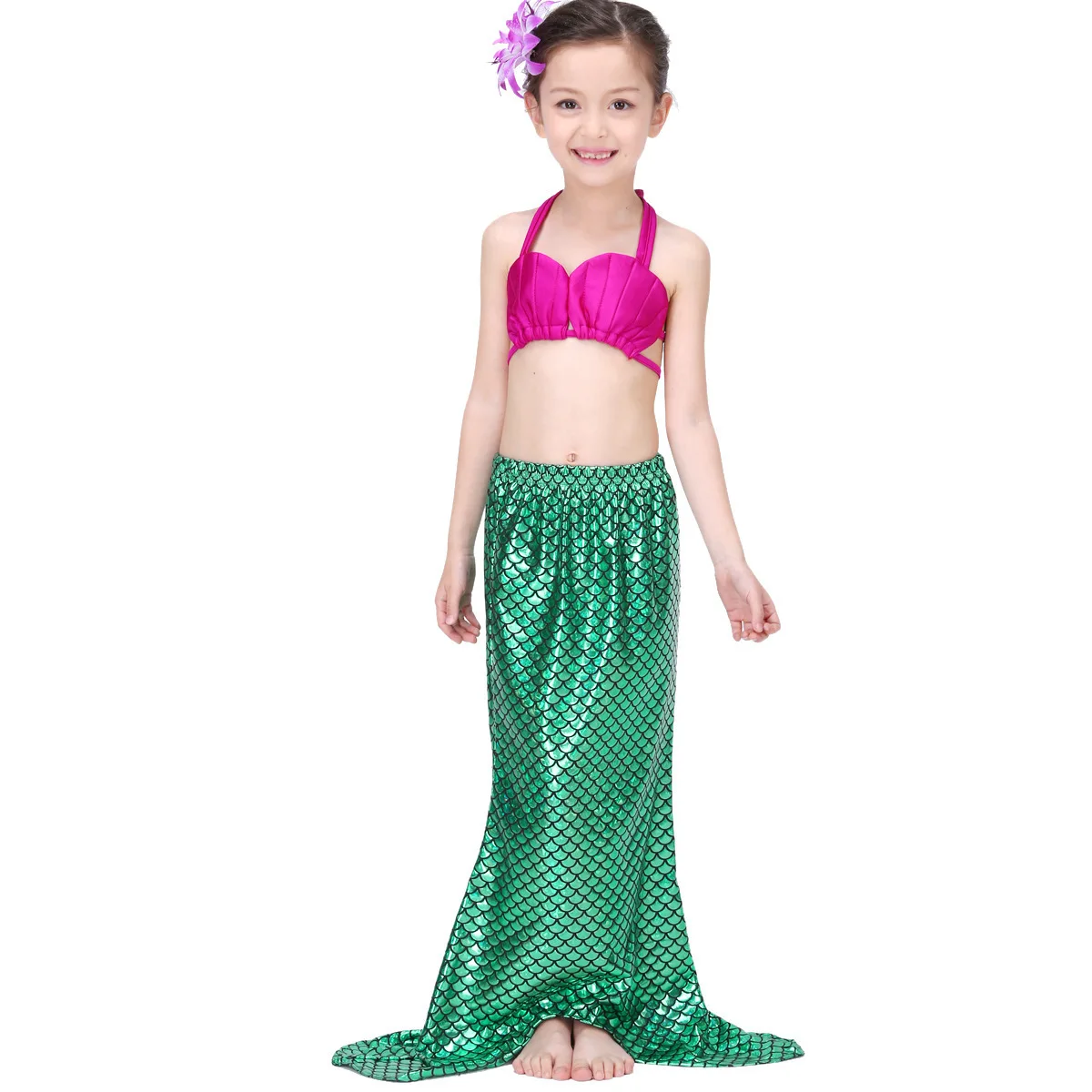 

swimming the little swimming swimmable green blue pink dress mermaid tail girls child kid children mermaid tails swim costume