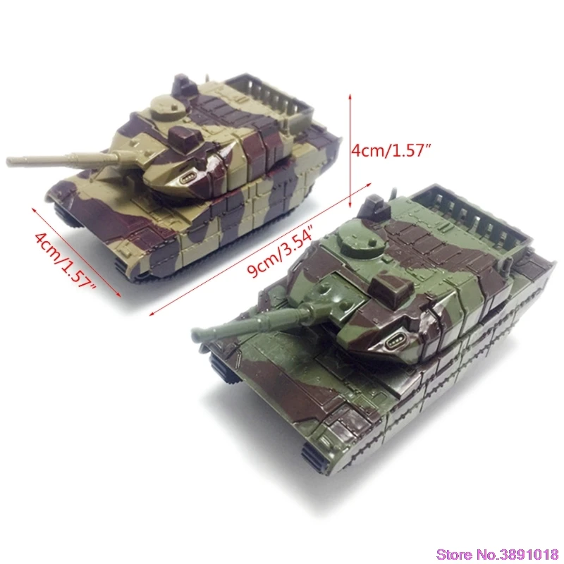 Новая зеленая армейская танковая пушка Модель игрушки военные транспортные средства пластиковые игрушки солдатики забавные