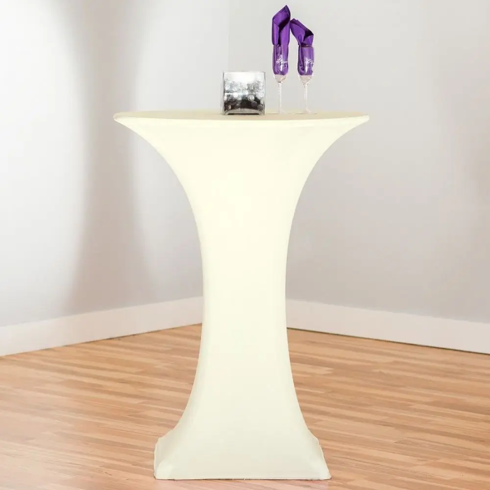 Spandex stretch table cloth Lycra 80cm diameter cocktail stretch table