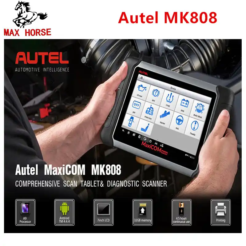 Лидер продаж 100% оригинальный autel MaxiCOM MK808 диагностический инструмент быстрой