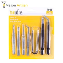 7 шт. Многофункциональный Пинцет Набор антистатические пинцеты для электроники щипцы пайки инструменты ремонт ручные приборы Набор