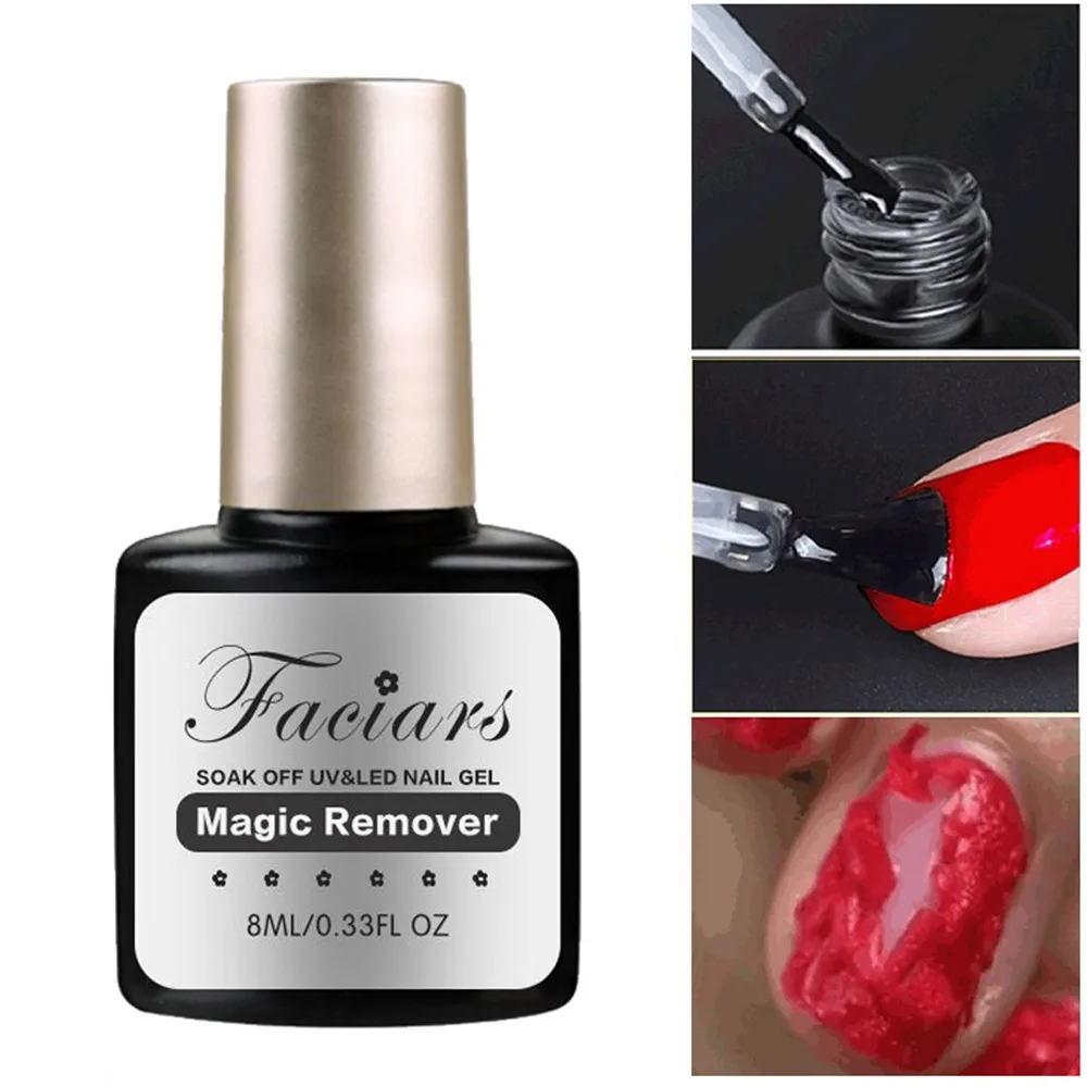 

8ml Magic Burst Gel Nail Polish Remover Cleaner Nail UV Gel Degreaser Liquid Remove Sticky Layer Manicure Nail Cleaner Tools