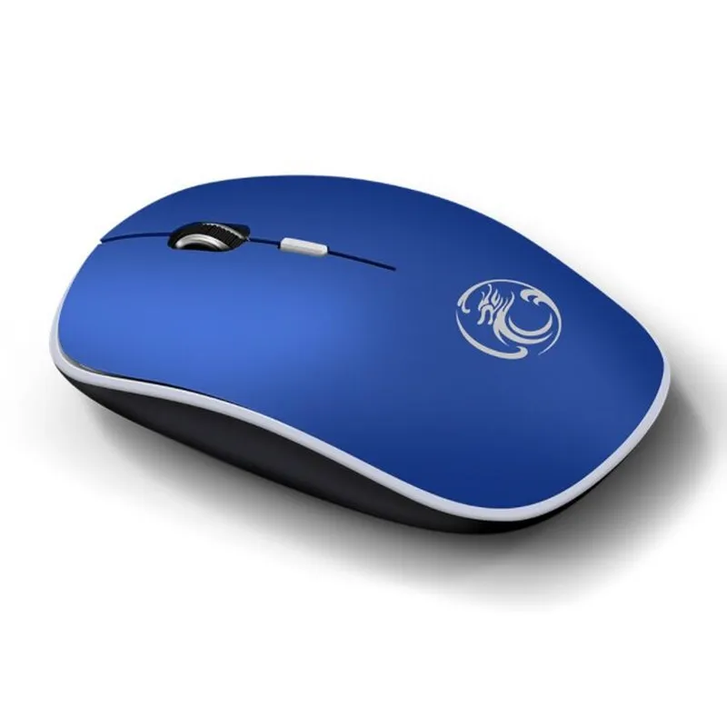 IMICE E1600 Беспроводная Бесшумная мышь 2 4 ГГц 1600 точек/дюйм бесшумный приемник