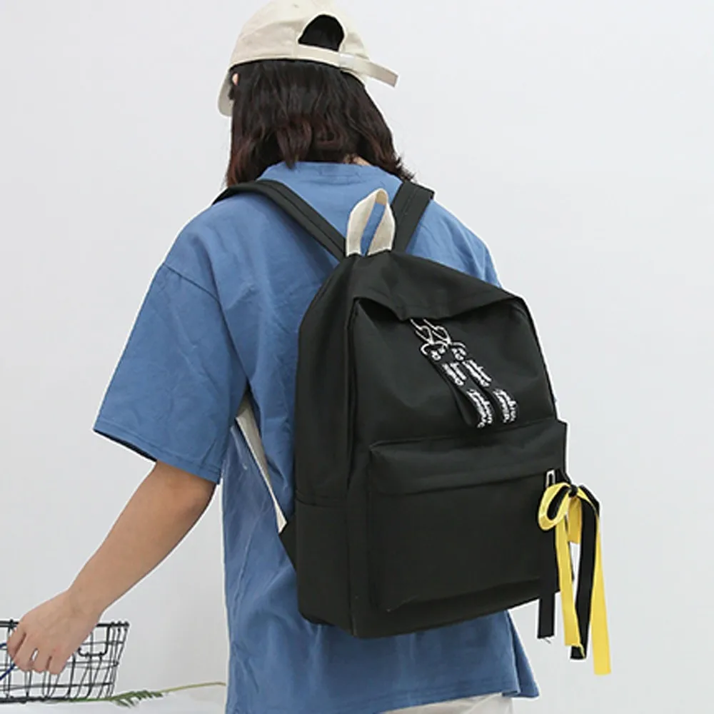 Buy 2018 New School Bag for Teenagers Unisex Canvas School Backpack Big