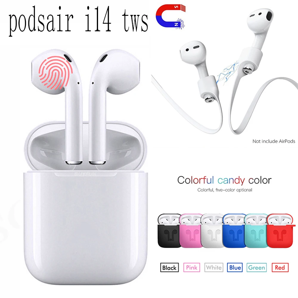 

Wireless Earphone Bluetooth for iPhone X 8 7 Mobile Android 1:1 XY pods i14 tws i13 pk i10 tws i12 i15 i16 i17 i18