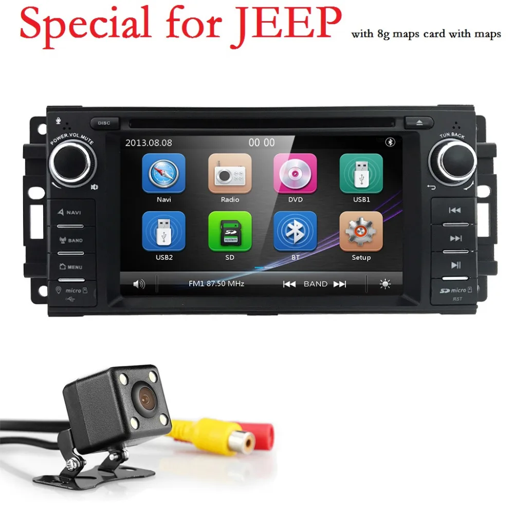 Автомобильный DVD Кассетный плеер рекордер радио для Chrysler 300 c jeep Compass/Dodge/ram/Grand | Мультимедиаплеер для авто -32855742991